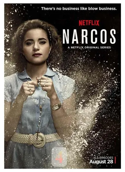 Cartel de Narcos de Netflix con Paulina Gaitán