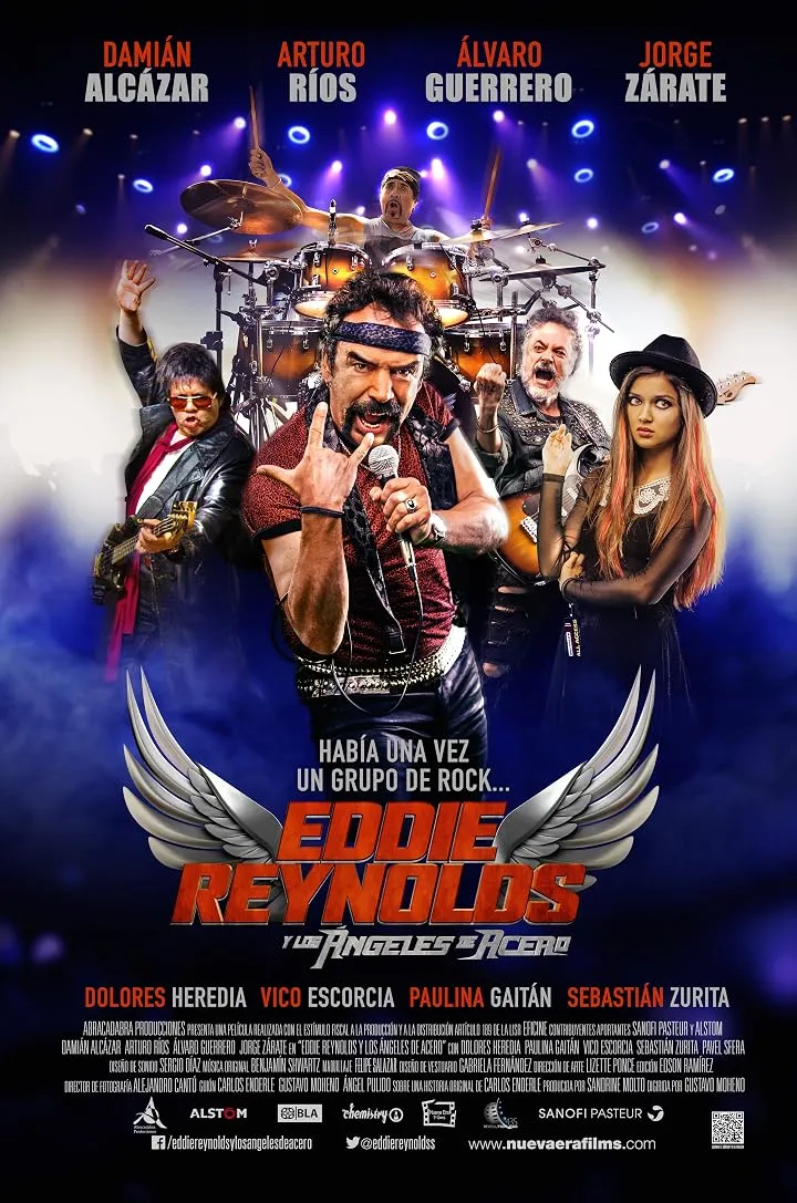 Cartel de Eddie Reynolds y Los Ángeles de Acero